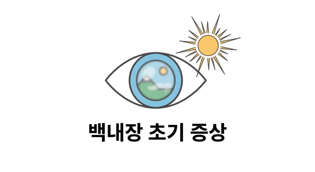 백내장 초기 증상 – 이런 신호가 보이면 의심하세요