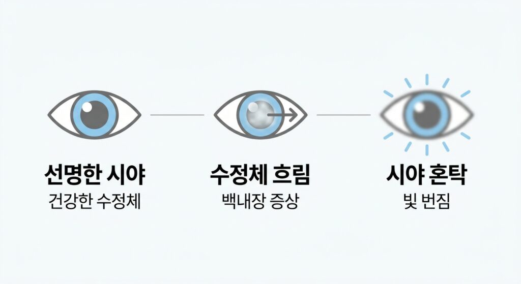 백내장이란? 수정체가 흐려지는 것