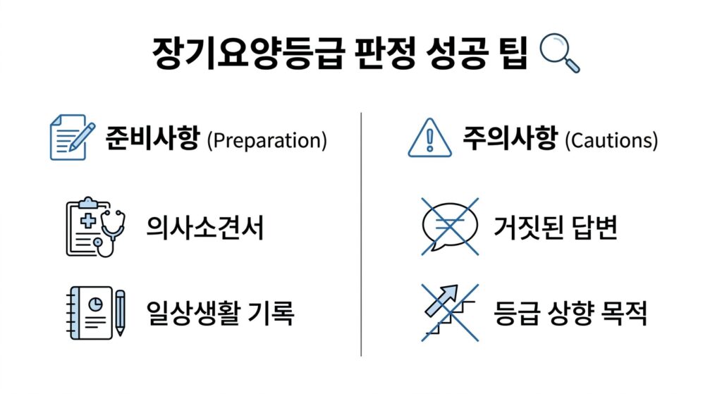 장기요양등급 잘 받는 법: 등급 판정 성공률 높이는 실전 팁