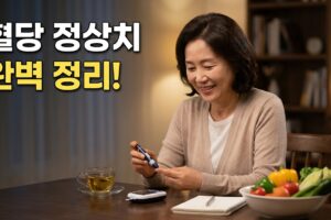 혈당 정상치 완벽 정리 | 공복·식후 수치 기준과 관리법