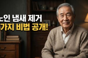 노인 냄새 원인과 제거 방법 총정리 | 몇 살부터 시작될까?