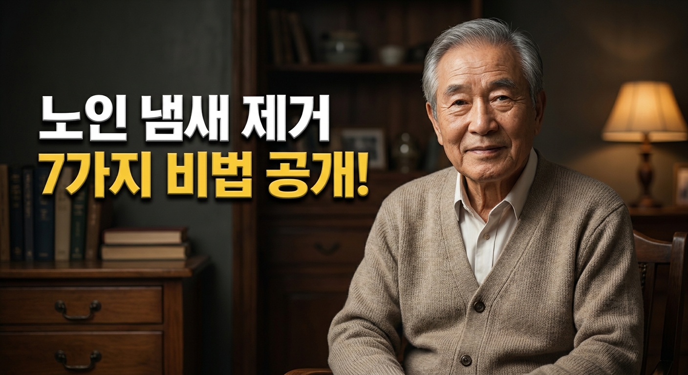 노인 냄새 원인과 제거 방법 총정리 | 몇 살부터 시작될까?