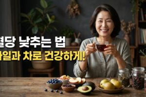 혈당 낮추는 음식: 과일·차 종류별 혈당 조절 효과 총정리