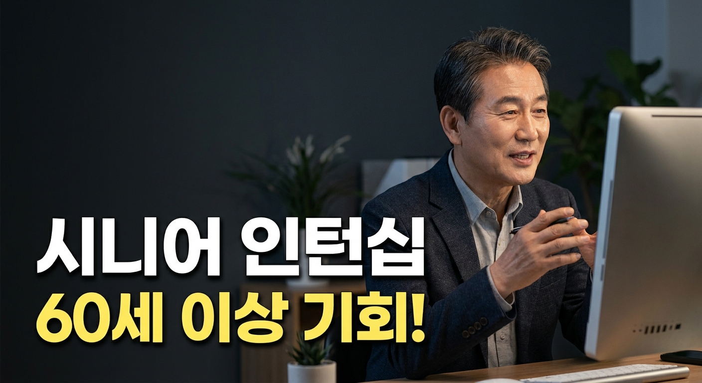 시니어 인턴십이란? | 참여 나이·조건·현장실습 훈련까지 한번에 정리